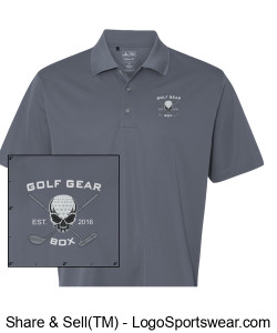 Goth Gear Box Lead Basic Golf Polo Design Zoom
